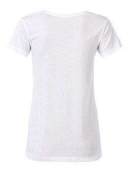 Damen T-Shirt aus Bio-Baumwolle JN8003 ~ wei M