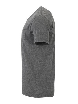 Herren T-Shirt aus Bio-Baumwolle JN8004 ~ schwarz-heather XL