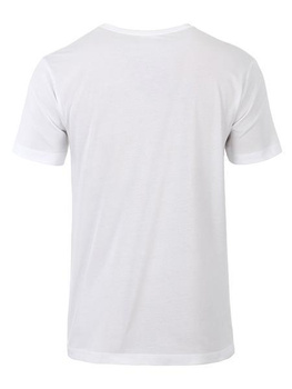 Herren T-Shirt aus Bio-Baumwolle JN8004 ~ wei XL