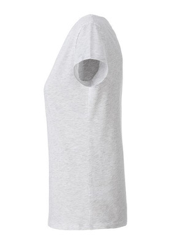 Tailliertes Damen T-Shirt aus Bio-Baumwolle ~ ashgrau XL