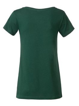 Tailliertes Damen T-Shirt aus Bio-Baumwolle ~ dunkelgrn M
