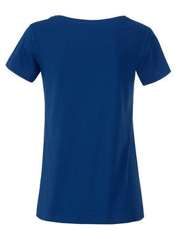 Tailliertes Damen T-Shirt aus Bio-Baumwolle ~ dunkel royalblau S