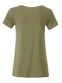 Tailliertes Damen T-Shirt aus Bio-Baumwolle ~ khaki XS
