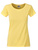 Tailliertes Damen T-Shirt aus Bio-Baumwolle ~ hell-gelb M