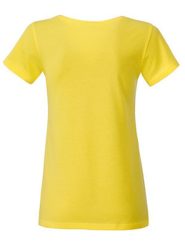Tailliertes Damen T-Shirt aus Bio-Baumwolle ~ gelb M