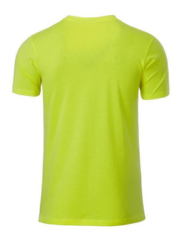 Herren T-Shirt aus Bio-Baumwolle ~ acid-gelb M