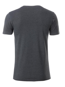 Herren T-Shirt aus Bio-Baumwolle ~ schwarz-heather S