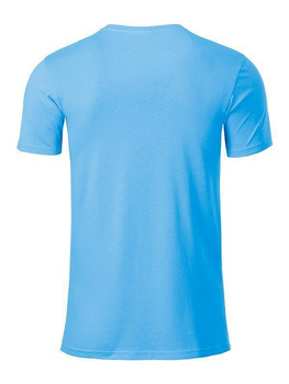 Herren T-Shirt aus Bio-Baumwolle ~ himmelblau XXL