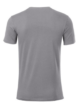 Herren T-Shirt aus Bio-Baumwolle ~ stahlblau XL