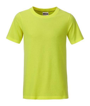 Kinder T-Shirt aus Bio-Baumwolle ~ acid-gelb XS