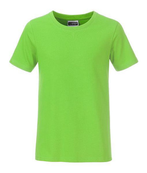 Kinder T-Shirt aus Bio-Baumwolle ~ lime-grn L