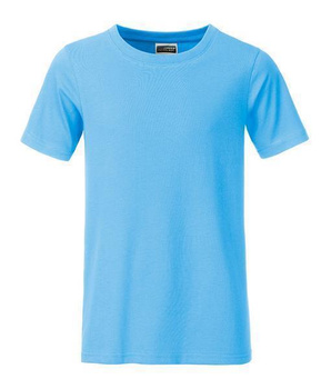 Kinder T-Shirt aus Bio-Baumwolle ~ himmelblau XXL