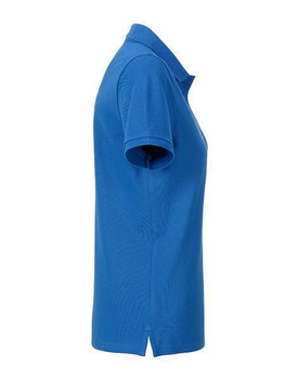 Damen Basic Poloshirt aus Bio Baumwolle ~ kobaltblau M