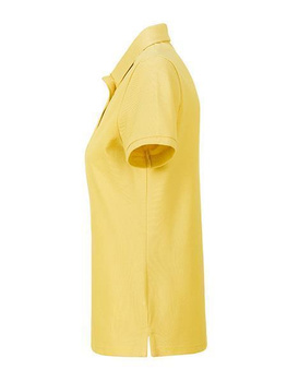 Damen Basic Poloshirt aus Bio Baumwolle ~ hell-gelb S