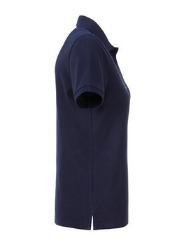 Damen Basic Poloshirt aus Bio Baumwolle ~ navy XXL
