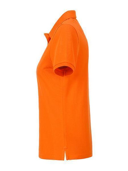 Damen Basic Poloshirt aus Bio Baumwolle ~ orange L