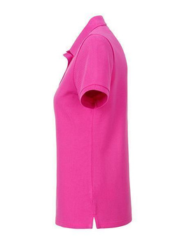 Damen Basic Poloshirt aus Bio Baumwolle ~ pink XXL