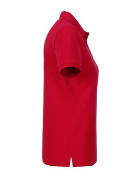 Damen Basic Poloshirt aus Bio Baumwolle ~ rot M