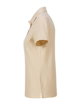 Damen Basic Poloshirt aus Bio Baumwolle ~ steingrau S