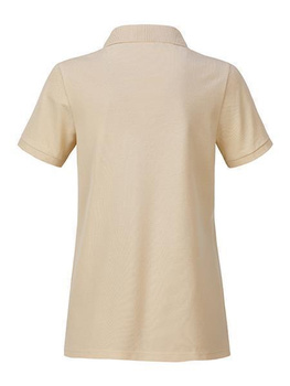Damen Basic Poloshirt aus Bio Baumwolle ~ steingrau M