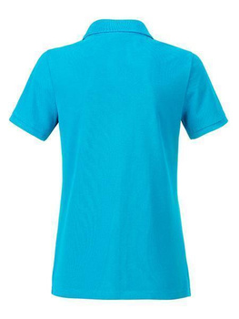 Damen Basic Poloshirt aus Bio Baumwolle ~ trkis XL