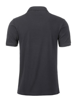 Herren Basic Poloshirt aus Bio Baumwolle ~ graphite XXL