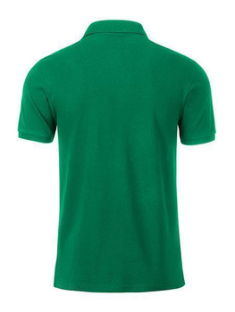 Herren Basic Poloshirt aus Bio Baumwolle ~ irish-grn L