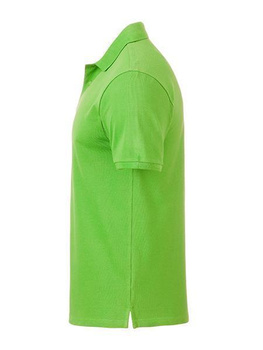 Herren Basic Poloshirt aus Bio Baumwolle ~ lime-grn S