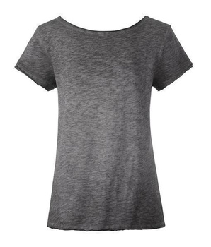 Damen Vintage Shirt aus Bio-Baumwolle ~ graphite S