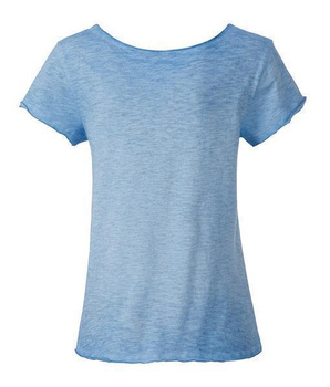 Damen Vintage Shirt aus Bio-Baumwolle ~ horizon-blau XL