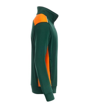 Herren Atbeits- Sweatjacket-Level 2 ~ dunkelgrn/orange 5XL