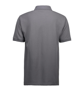 PRO Wear Poloshirt|Druckknpfe ~ Silber grau XL