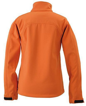 Trendige Damen Jacke aus Softshell ~ pop-orange M