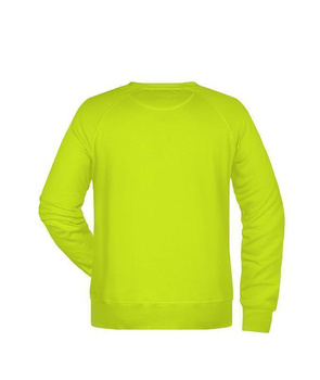Herren Sweatshirt aus Bio-Baumwolle ~ acid-gelb XL