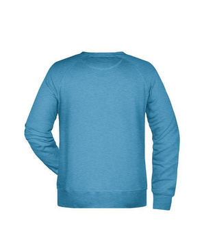 Herren Sweatshirt aus Bio-Baumwolle ~ glacier-melange S