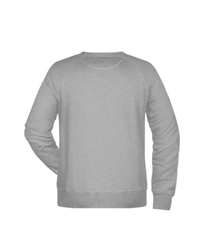 Herren Sweatshirt aus Bio-Baumwolle ~ grau-heather M
