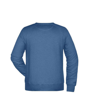 Herren Sweatshirt aus Bio-Baumwolle ~ light-denim-melange M