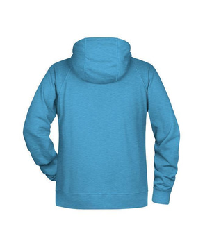 Herren Kapuzensweater aus Bio Baumwolle ~ glacier-melange L
