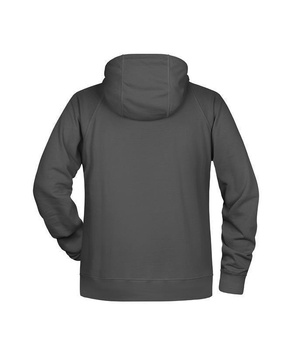 Herren Kapuzensweater aus Bio Baumwolle ~ graphit S