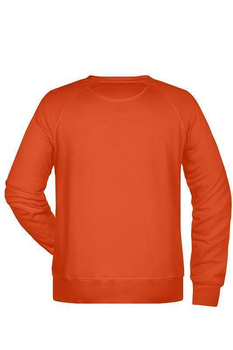 Herren Sweatshirt aus Bio-Baumwolle ~ orange M
