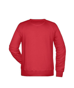 Herren Sweatshirt aus Bio-Baumwolle ~ rot S