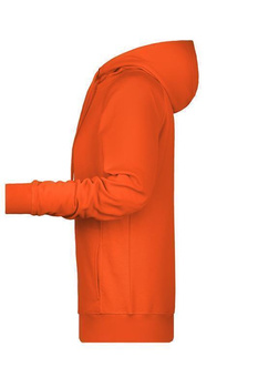Damen Kapuzensweat aus Bio Baumwolle ~ orange XL