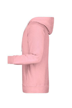 Herren Kapuzensweater aus Bio Baumwolle ~ rose-melange 3XL