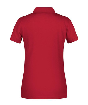 Damen BIO Arbeits Poloshirt ~ rot 3XL