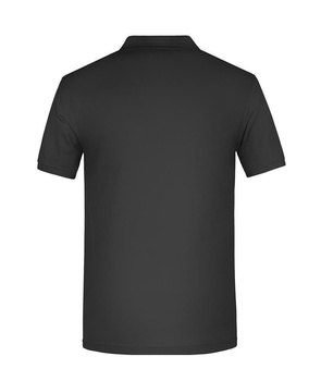 Herren BIO Arbeits Poloshirt ~ schwarz 4XL
