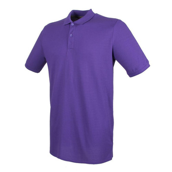 Herren Microfine-Piqu Polo Shirt~ Purple 3XL