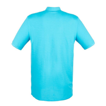 Herren Microfine-Piqu Polo Shirt~ trkis 3XL