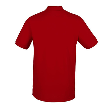 Herren Microfine-Piqu Polo Shirt~ Vintage rot 3XL