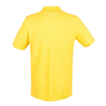 Herren Microfine-Piqu Polo Shirt~ gelb 3XL