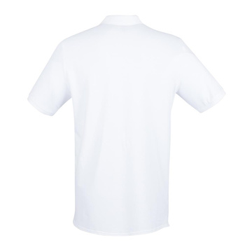Herren Microfine-Piqu Polo Shirt~ wei 4XL